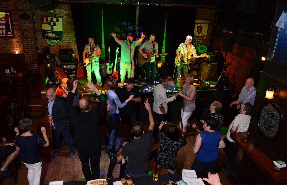 Sons of Stanley playing to a crowd