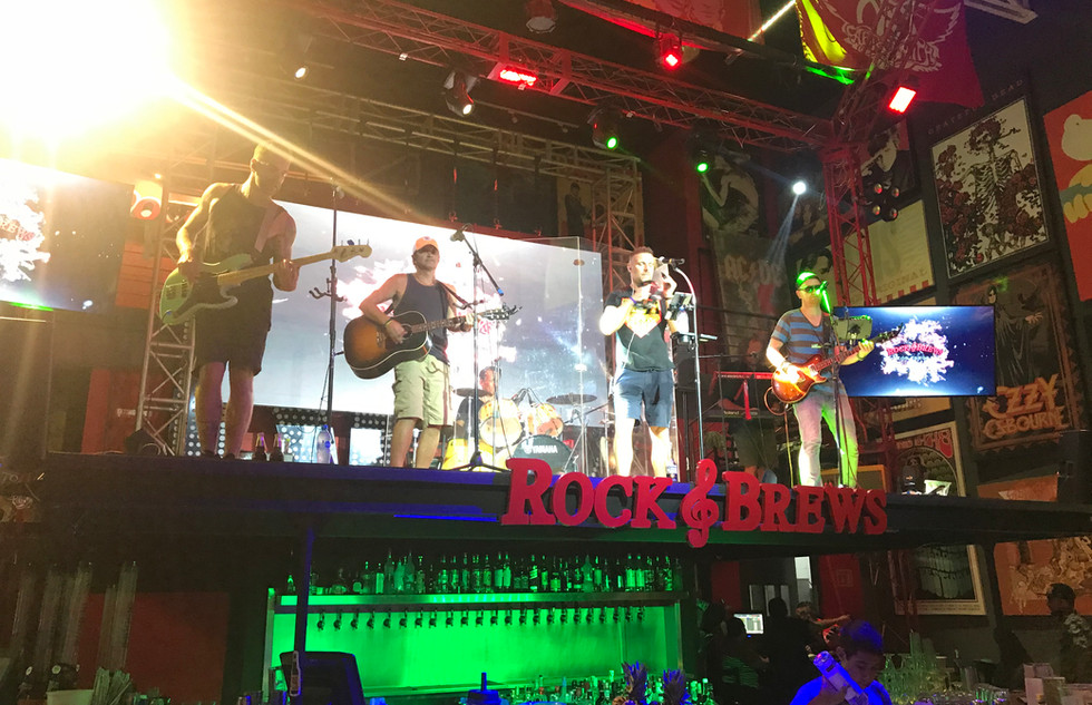 Sons of Stanley performing at Rock & Brews